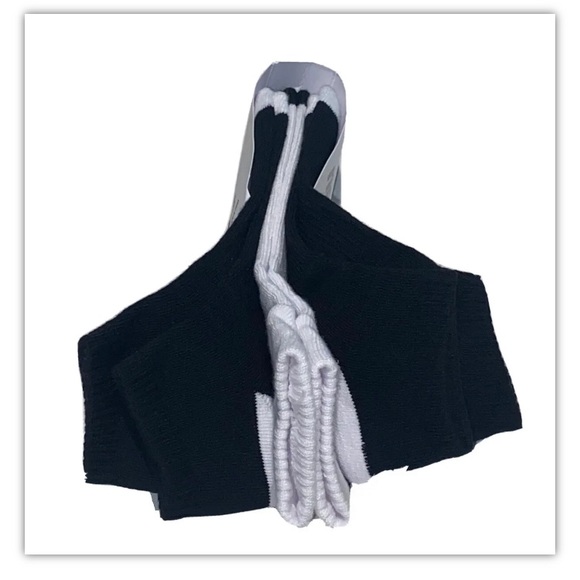 Neff No Show Socks 3 Pair Boys Youth 3-5.5 Black White w/ Logo Skate Ride Kids - Picture 8 of 10